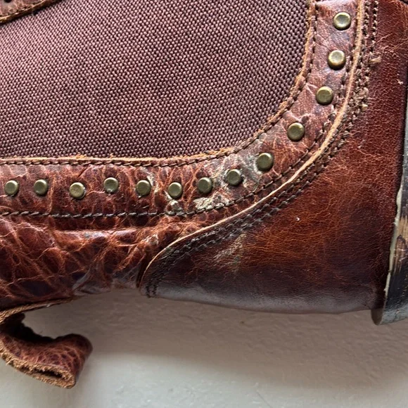 Thomas Cook Women’s Brown Leather Western Booties - Picture 7 of 12